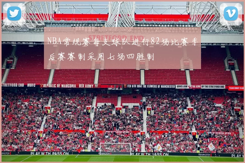 NBA常规赛每支球队进行82场比赛季后赛赛制采用七场四胜制