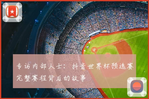 专访内部人士:抖音世界杯预选赛完整赛程背后的故事