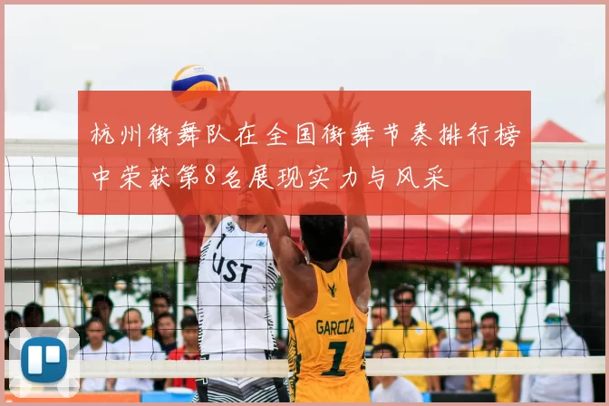 杭州街舞队在全国街舞节奏排行榜中荣获第8名展现实力与风采